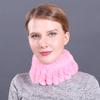 Шарф эластичный тканый меховой шейный платок защита прочность осень и зима женский комплект теплый шейный платок двойного назначения
