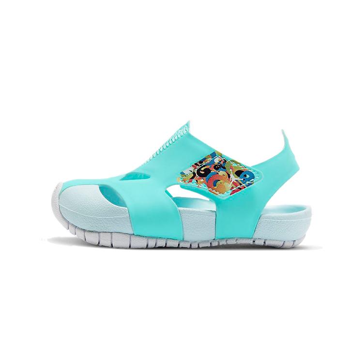 Jordan Кроссовки для малышей Nike Flare PU Polyurethane, легкие, устойчивые к истиранию, защита от ударов, дышащие, низкие, цвет Aurora Green CI7850-301