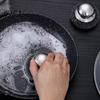 Прочная губка для кухни из нержавеющей стали, с эргономичной ручкой, портативная щетка для мытья посуды, защита рук, чистящая щетка, для кастрюль и сковородок