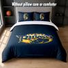 Leeds Rhinos Design Bed Bedding Set 1 Duvet Cover + 2 Pillowcases Soft Breathable Household Bed Linens