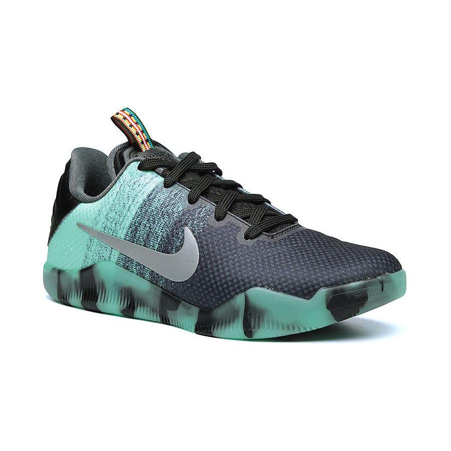 Nike Kobe 11 'All Star' Kobe 11 All Star Низкие Детские Баскетбольные Кроссовки Черно-Зеленые Подростковые 824411-305