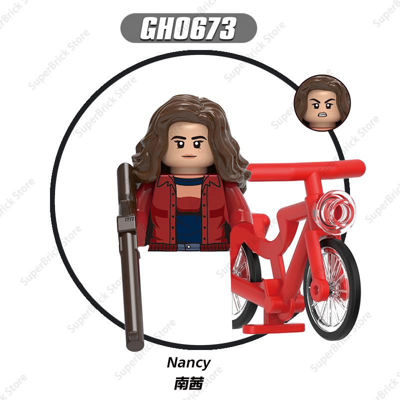 Montauk Upside Down World Building Blocks Demogorgon Vecna Eleven Mini Action Figures Bricks Model Movies Dolls Toys Kids Gift