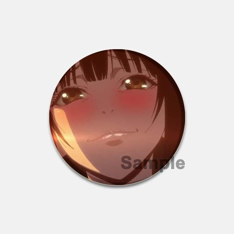 58 мм аниме манга KAKEGURUI брошь 58 мм круглая булавка для лацкана нагрудник Yumeko Jabami мультфильм косплей значок для одежды декор рюкзака подарки