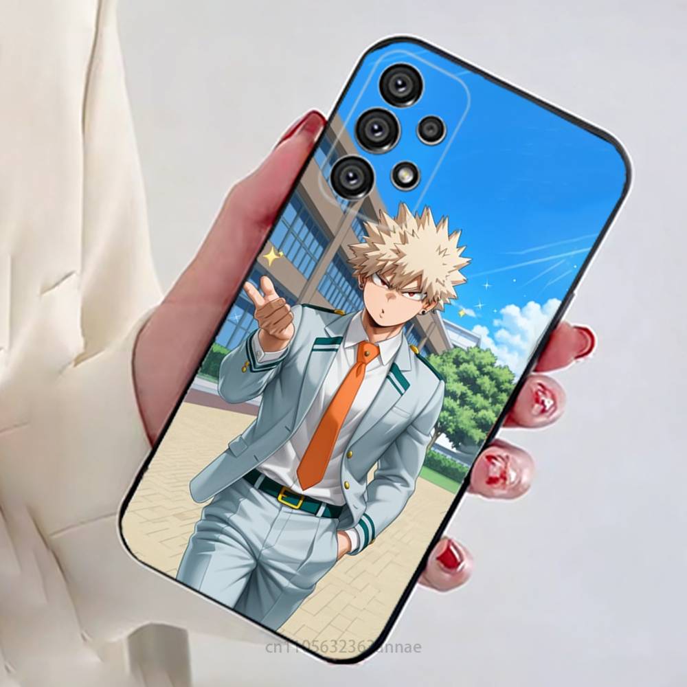 Чехол для телефона Katsuki Bakugo Hero A-Academia для Samsung Galaxy A73,23,53,33,14,24,13,72,22,52,32,54,A34 Мягкая обложка