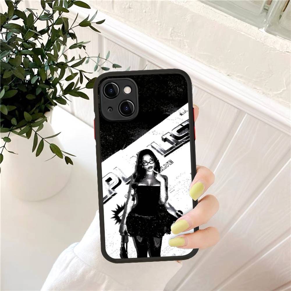 Emilia Mernes Mp3 Phone Case for iPhone 14 11 12 13 Mini Pro Max 8 7 Plus X XR XS MAX Translucent Matte Cover