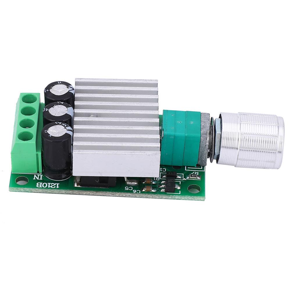 DC 1230V ШИМ Регулятор скорости двигателя постоянного тока Модуль платы 10А Высокомощный регулятор скорости Диммирование