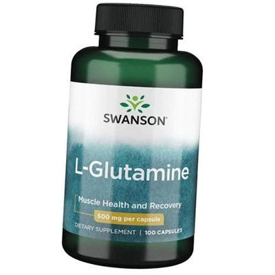 Глютамин для роста мышц и восстановления, L-Glutamine 500, 100капс (32280001)
