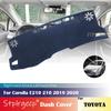 Для Toyota Corolla E210 210 2019 2020 Противоскользящая накладка на панель приборов Защитная подкладка Автоаксессуары Коврик-солнцезащита