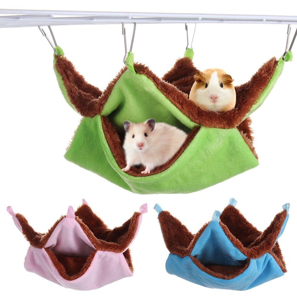 Палатка Гнездо для морской свинки Дом для хомяка Подвесная клетка для домашних животных Гамак для хомяка Кровать для сна маленького животного