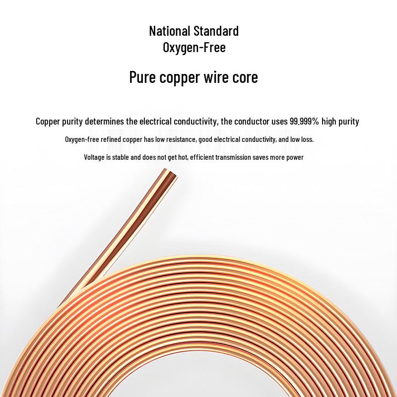 RVB Red-Black Parallel Pure Copper Wire, 2 Core, 0.5/1.0/1.5 mm², Soft Double Parallel Cable