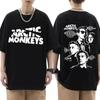 Футболка в стиле Arctic Monkeys - винтажная футболка с принтом «Список альбомов» для мужчин и женщин, хип-хоп, панк, футболки с коротким рукавом, уличная одежда