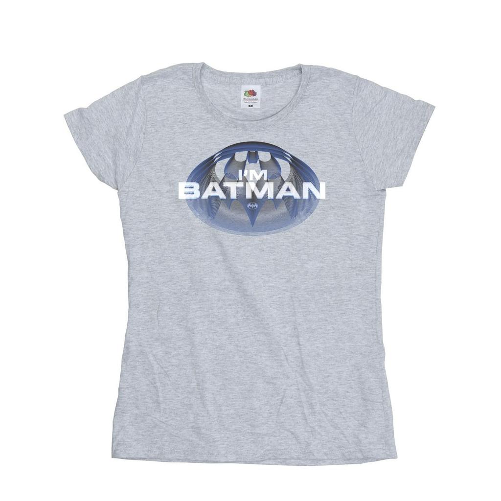 DC Comics Womens/Ladies The Flash I´m Batman Cotton T-Shirt