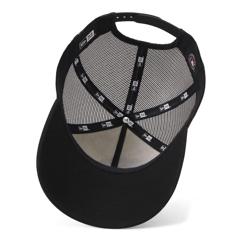 New Era 9FORTY AFrame Trucker Mesh Cap 15171234 NER37C8238 LA Black New Era Mesh Cap 9FORTYAFRAMETRUCKER MLB ONSPOTZ Exclusive 2Tone MLB Los Angeles