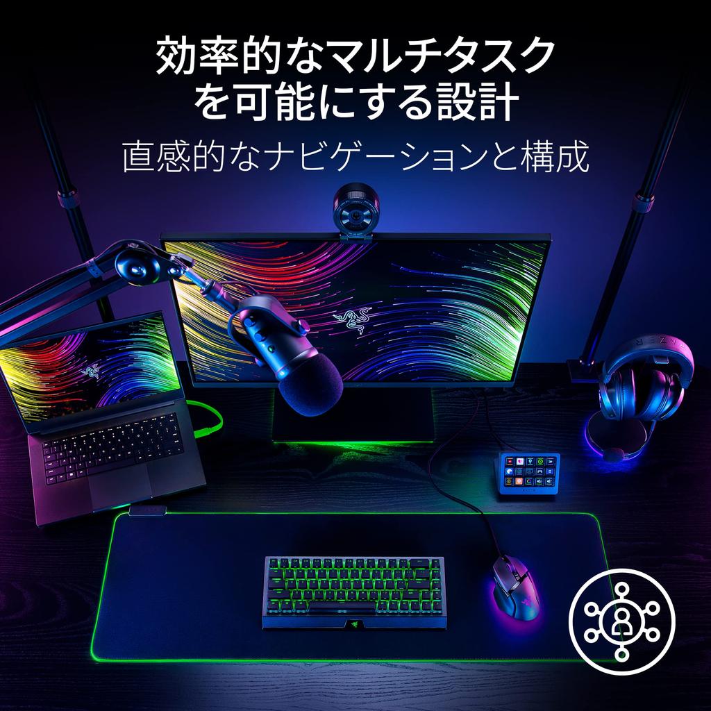 Razer Stream Controller Magnetic Stand PC Mac Stream Controller X by Japanese Authorized ° Anti-slip [Guaranteed Distributor]