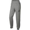 Jordan Solid Logo Embroidered Cuffed Sweatpants Men Bottoms Gray 696205-063