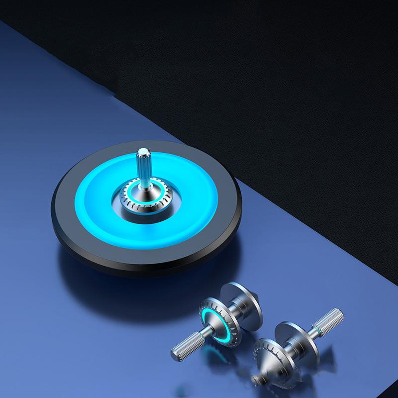 Спиннеры Commander Fidget со светящимся, прочным высокоскоростным бесшумным подшипником, игрушками/подарками для пальцев и рук для взрослых и детей (Фонарик в комплекте)