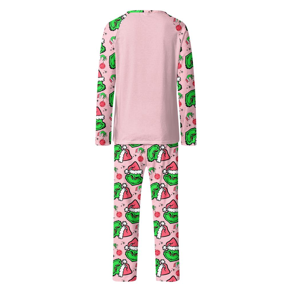 Мультяшный принт с буквами, семейный комплект с длинным рукавом, костюм родитель-ребенок, домашний костюм, осень