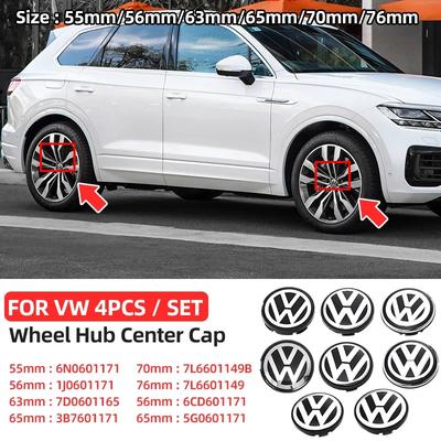 4 шт. Наклейки на центральные колпачки колес автомобиля Колпачки ступицы Автоаксессуары для декора Для Volkswagen R Golf 4 Motion GTI Polo Touran Octavia