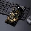 Чехол из закаленного стекла «Золотой тигр» для телефона, подходит для Samsung Galaxy S26 S25 S24 S23 S22 S20 FE/Ultra/Plus, противоударная задняя крышка
