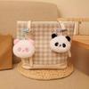 Cute Giant Panda Head Bag Plush Toys Little Panda Coin Wallet Pendant Small Accessories Doll Travel Souvenir