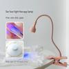 Portable Nail Art Lamp with Foot Pedal & Side Clip - Quick Drying Phototherapy Machine