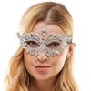 Butterfly Rhinestone Face Mask Halloween Party Costume Photo Prop