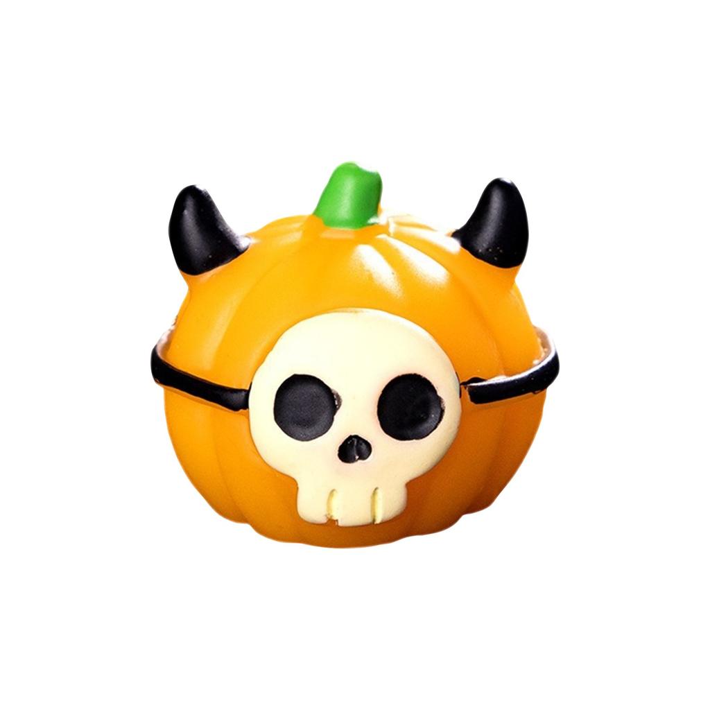 Halloween Pumpkin Head Micro Decorations , Table Ornaments DIY Decorations, Gifts, Suitable For Boys And Girls