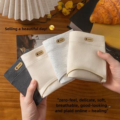 Женское весенне-осеннее нижнее белье из чистого хлопка 10A с антибактериальным эффектом