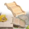 Multifunctional Animal Stairs Toy Wooden Ramp Bridge Hamster Climbing Ladder  Squirrel