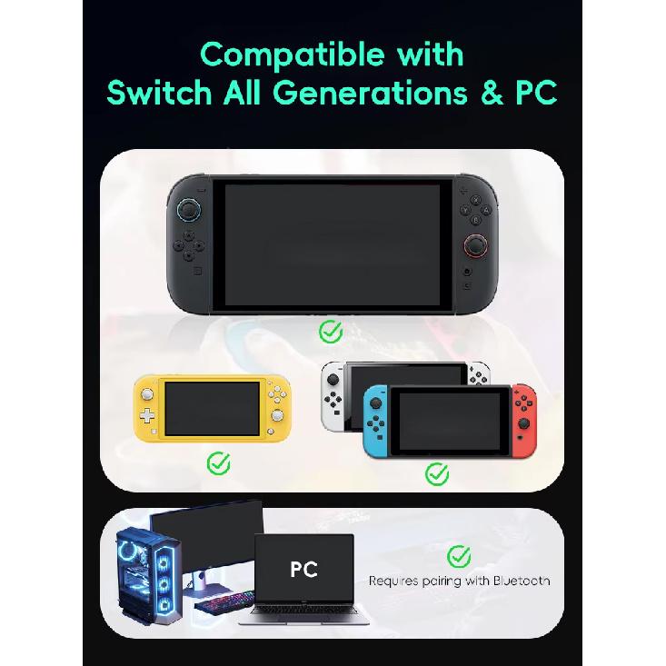 DATA FROG Wireless Game Controller for Switch / OLED / Lite / Switch 2 Console Programmable Joystick Gamepad for PC 1