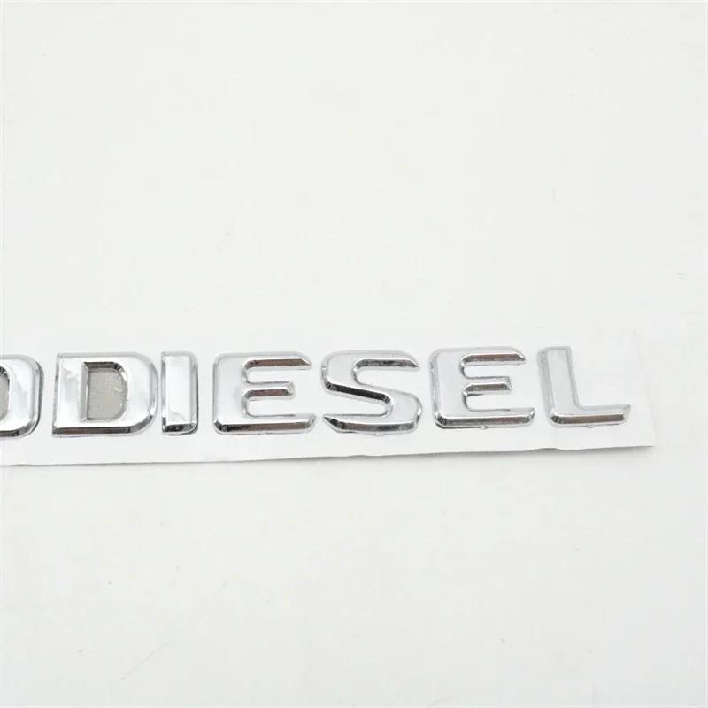 Turbodiesel Kompressor Letter Emblem Rear Trunk Turbo Diesel Fender Logo Sticker For W463 W140 W124 W202 W203 Accessories