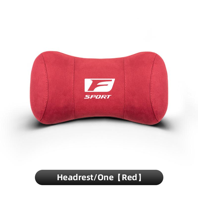 2026 Hot Interior Stickers Lexus Car Seat Suede Memory Cotton Neck Pillow Headrest For Lexus LS LC RZ RX330 IS250 Ct200h ES300h