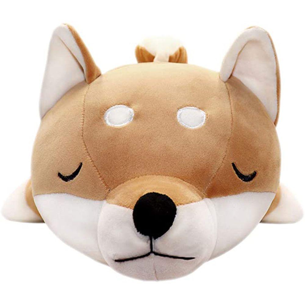Pillow Cartoon Shiba Inu Plush Toy Stuffed Shiba Inu Dog Dog Plush Shiba Lying Plush Stuffed Dog