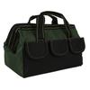 16in Tool Storage Bag Wide Mouth Heavy Duty Water Proof Portable Handheld Tool Tote Bag OD Green