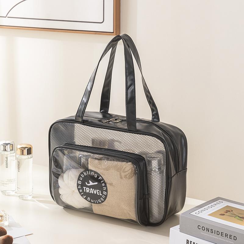 Cosmetic Bag Large Capacity Wet and Dry Separation Waterproof Swimming Bag Portable Beach Bag Fitness Swimming Wash Bag