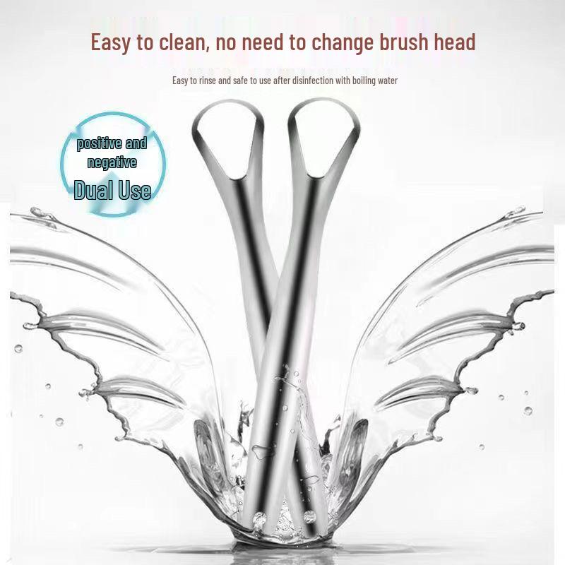 Stainless Steel Tongue Scraper for Fresh Breath and Oral Hygiene