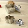 Домашняя форма для выпечки тортов DIY Инструменты для украшения из нержавеющей стали Круглое серебряное кольцо Нарезка Резак Ручной Нажим Выпечка Аксессуары для украшения торта