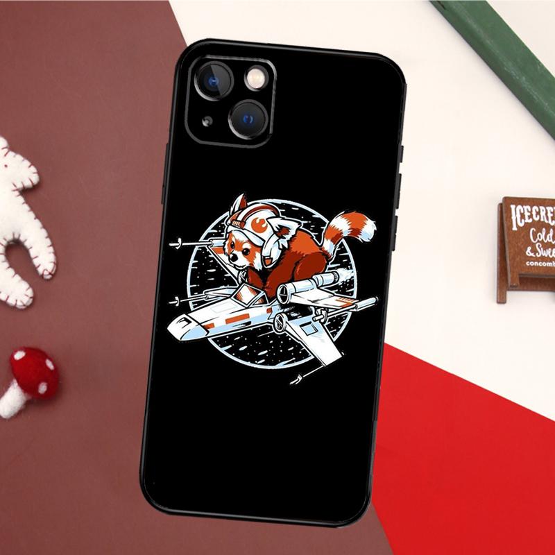 Red Panda Phone Case For iPhone 16 15 14 13 12 Mini 11 Pro Max X XR XS Plus Bumper Back Cover