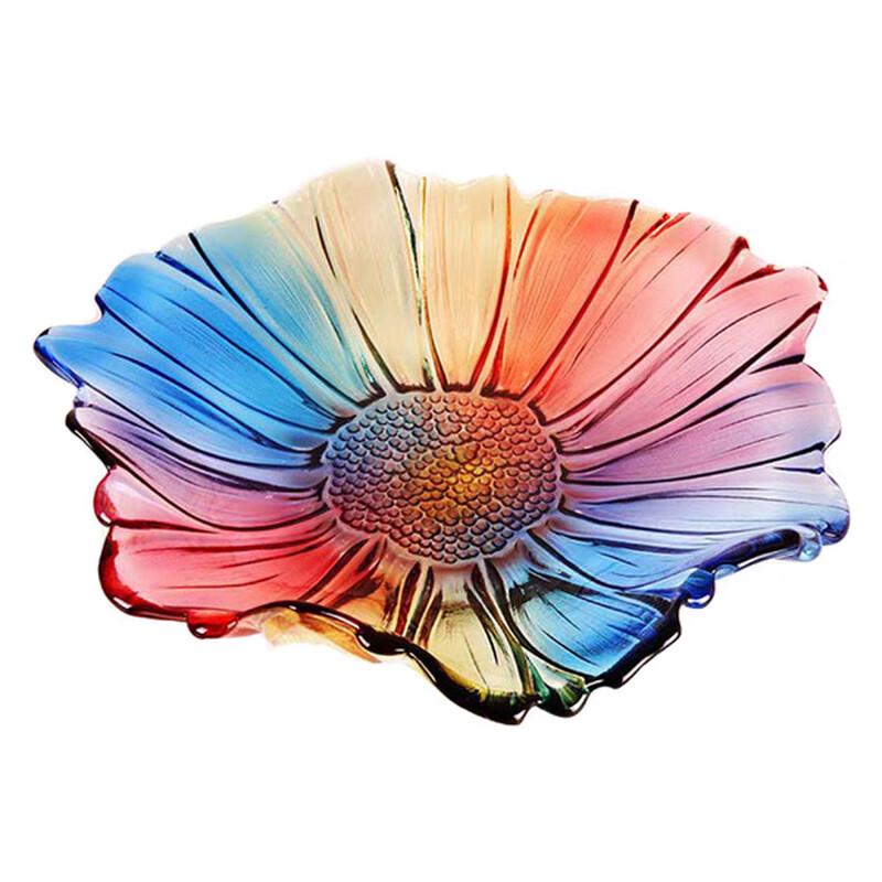 Flavinmci Irregular Crystal Glass Fruit Plate