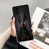 Чехол для телефона с изображением собаки доберман для Samsung Galaxy A13 A14 A15 A16 A17 A53 A54 A55 A56 A33 A34 A35 A36 A23 A24 A25 A26 A05S Galaxy
