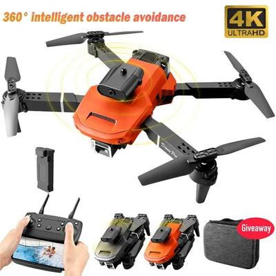 2025 НОВЫЙ Мини-дрон E100 4k Профессиональная HD-камера Fpv WiFi Дрон с Предотвращением Препятствий RC Вертолет Складной Квадрокоптер Игрушки