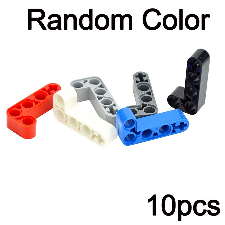 Технические строительные блоки с отверстием, объемные толстые кирпичи, комбинация с шипами, длинная балка, L-образные игрушки, высокотехнологичные детали 87087 3701 3703