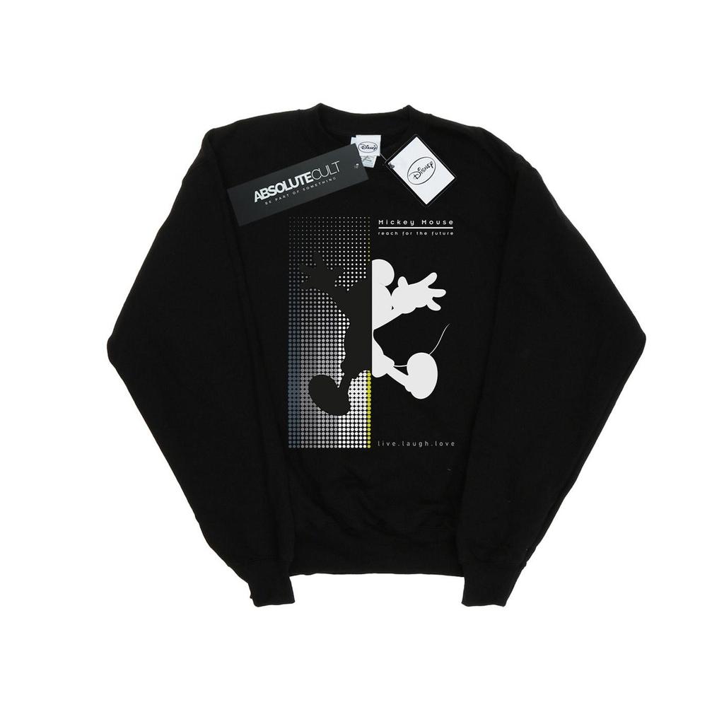 Disney Mens Mickey Mouse Reach For The Future Sweatshirt