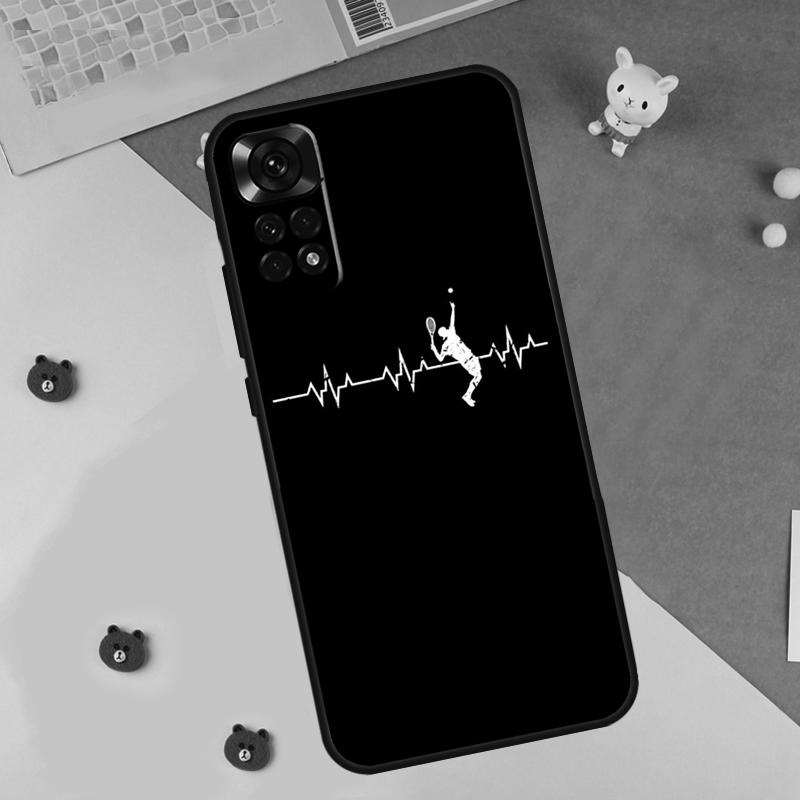Tennis Ball Rackets Case For Xiaomi Redmi Note 13 14 9 10 11 12 Pro 10S 11S 12S Cover For Redmi 13C 10C 12C 14C