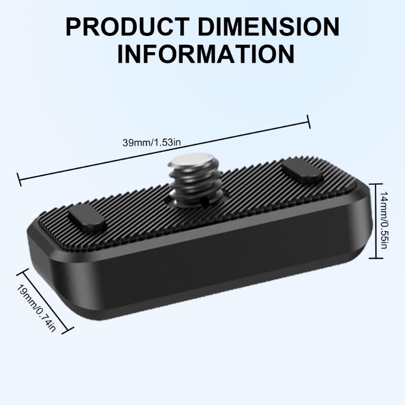 Versatile Quick Connect Camera Mount Quick Release Mount for X4 Camera With NonSlip Rubber Gasket for Secure Attachment