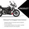 Fit For Tiger Explorer XR/XC/XRx /XCx/XRT/XCA 2016 2017 Motorcycle Carbon Black Front Mudguard Fender Rear Extender Extension