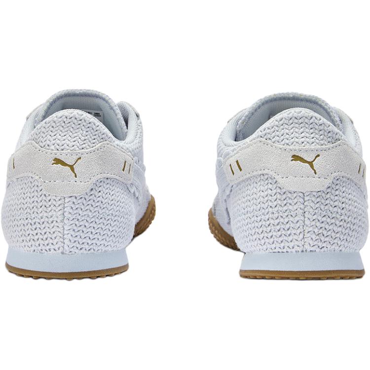 Puma Bella Ut Удобные Универсальные Низкие Повседневные Кроссовки Женские Светло-Серый Синий 408810-02
