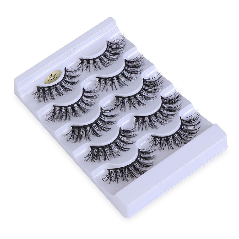 Flared Multi-styles Natural Long Criss-cross Eye Lash Extension 3D Faux Mink Hair False Eyelashes