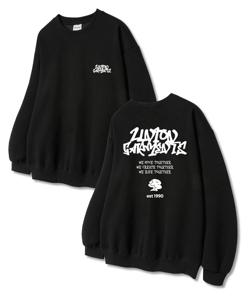 UNION GARMENTS Union Move Терри Свитшот Черный