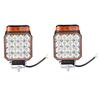 Точный Янтарный Стробоскоп LED Рабочий Свет 4 Дюйма Белый Свет Прожектор Внедорожный Сигнал Для Освещения Транспортного Средства